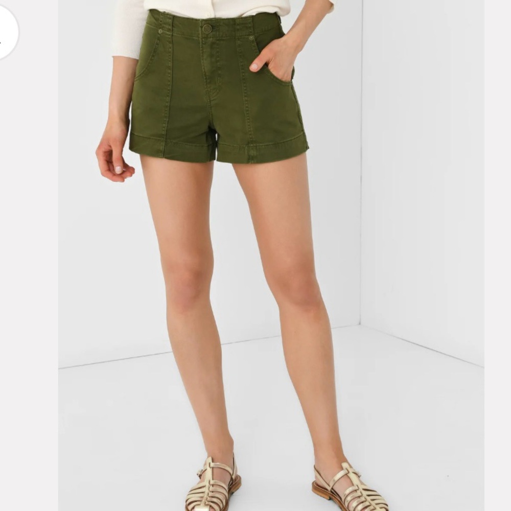 Frame Olive Green Utility Shorts size 25
